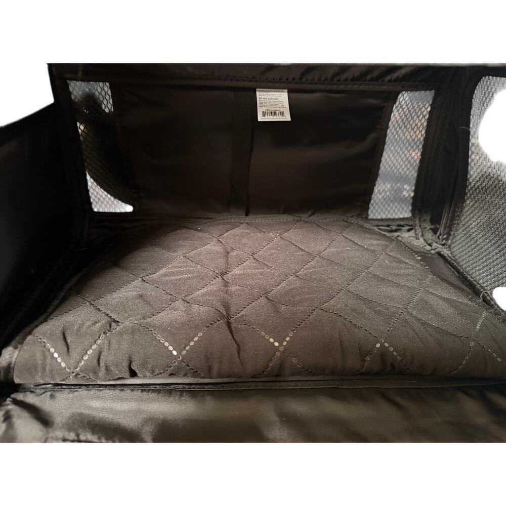 Pet Carrier Small Under 25 lbs - Reddy Black Fold-Out - Picture 8 of 13
